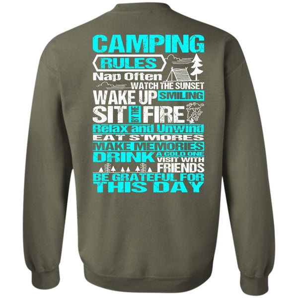 Wake Up Smiling T Shirt, I Love Camping Sweatshirt