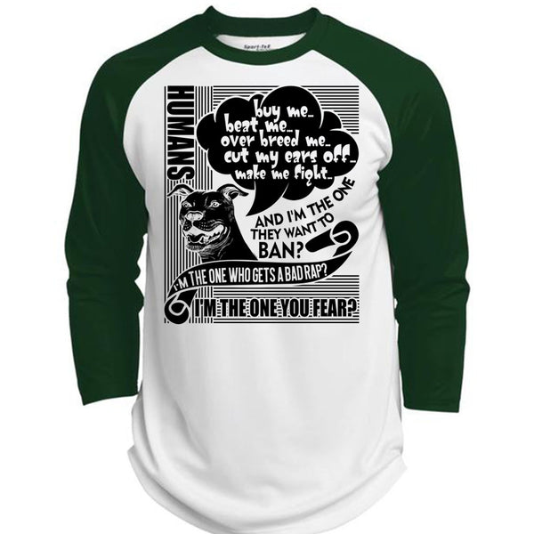 I'm The One You Fear T Shirt, I Love Dog T Shirt, Awesome T-Shirts  (Polyester Game Baseball Jersey)