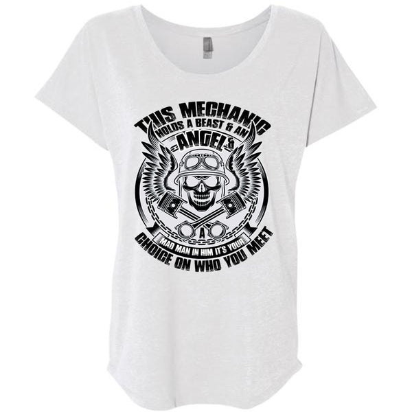 This Mechanic Holds A Beast T Shirt, I Love Mechanic T Shirt, Awesome T-Shirts