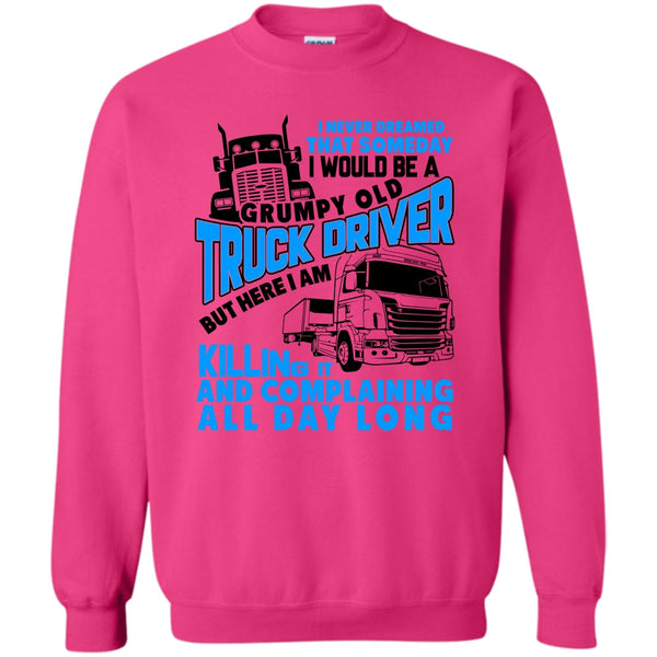I'm A Trucker T Shirt, Grumpy Old Truck Driver Sweatshirt
