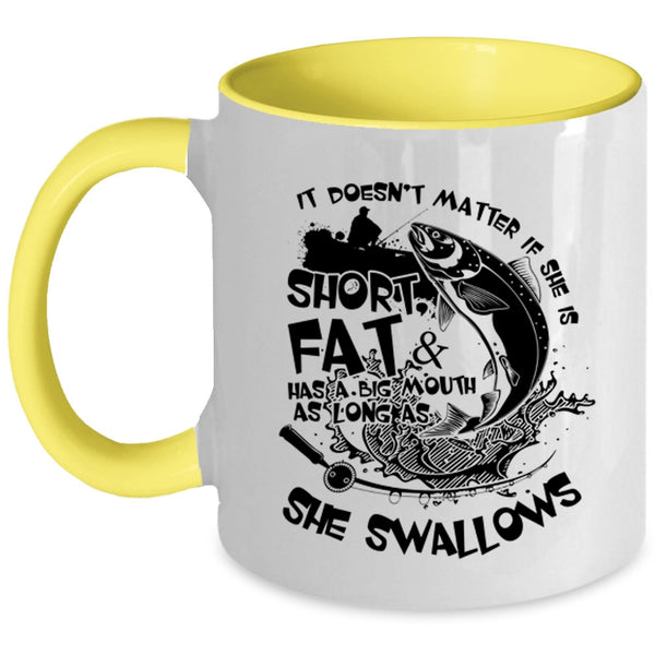 Outdoor Activity Coffee Mug, Cool Fishing Accent Mug