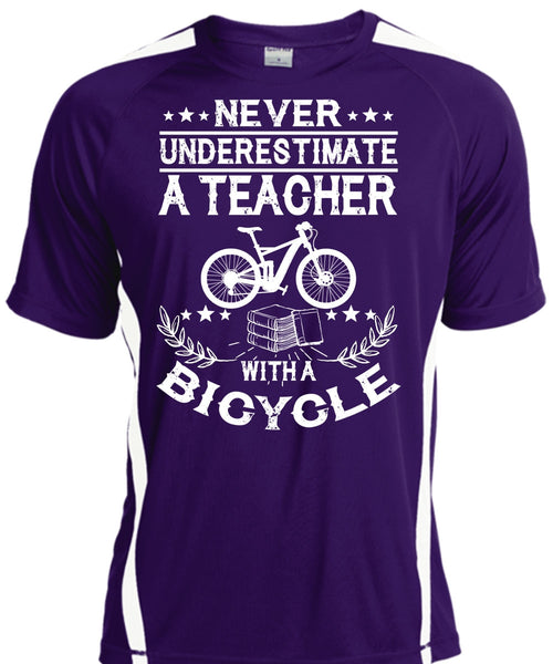 Teacher With A Bicycle T Shirt, Being A Teacher T Shirt, Cool Shirt