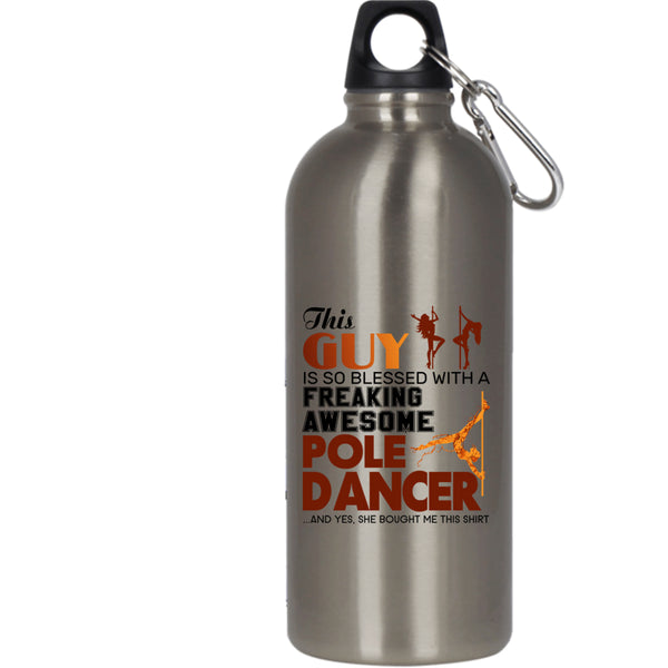 Freaking Awesome Pole Dancer 20 oz Stainless Steel Bottle,Gift For Husband Outdoor Sports Water Bottle