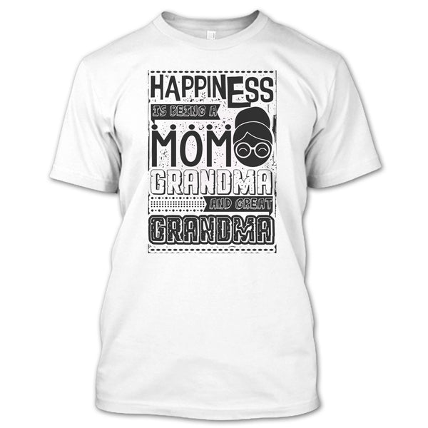 A black t-shirt with the shopify logo