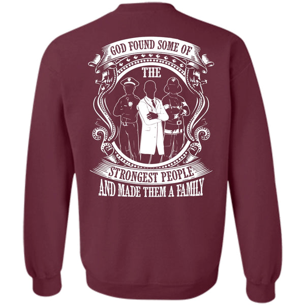 Made Them A Family T Shirt, I Love Police Sweatshirt