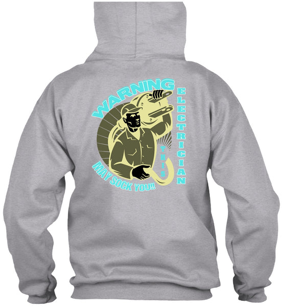 Warning Electrician T Shirt, I Love Electrician T Shirt