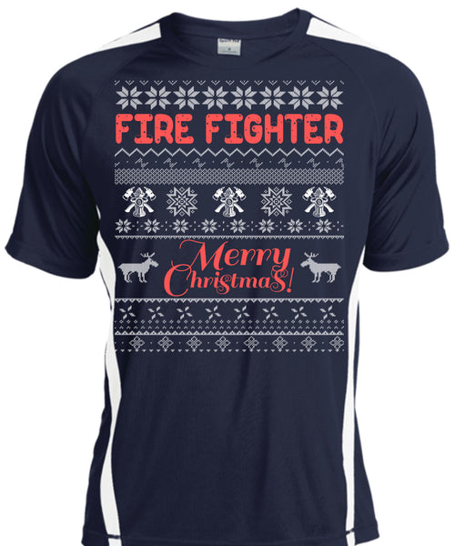 Firefighter Merry Christmas T Shirt, Being A Firefighter T Shirt, Cool Shirt