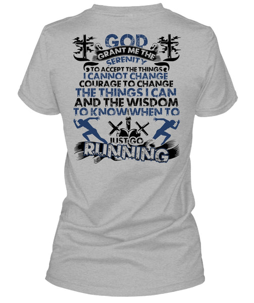 Just Go Running T Shirt, I Love Running T Shirt