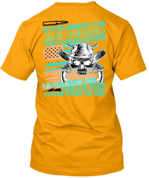 Meat Eating Gun Owning T Shirt, I Love Veteran T Shirt