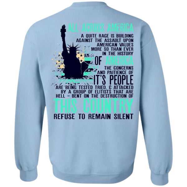I Love Veteran T Shirt, All Across America Sweatshirt