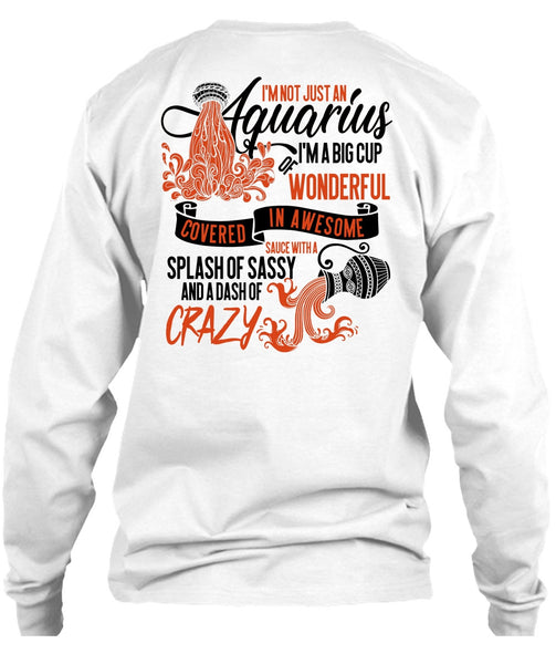 I'm Not Just An Aquarius T Shirt, I Love Aquarius T Shirt