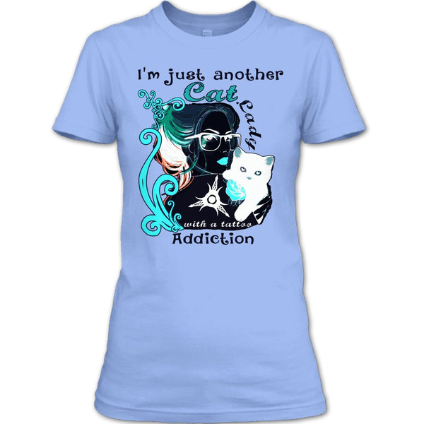 I'm Just Another Cat Lady T Shirt, Coolest Cat Lady T Shirt