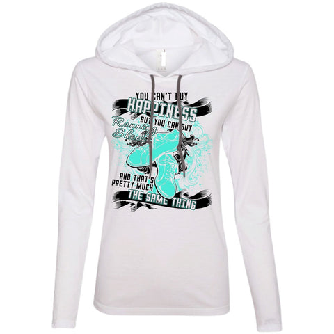 A black t-shirt with the shopify logo