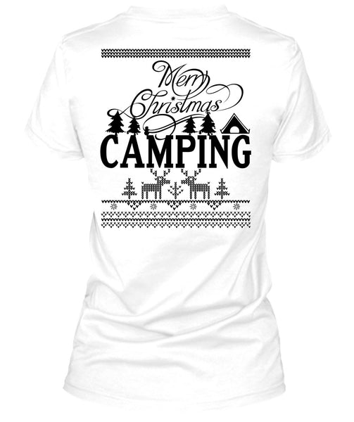 Merry Christmas Camping T Shirt, I Love Camping T Shirt