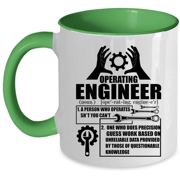 Awesome Operating Engineer Coffee Mug, Operating Engineer Accent Mug
