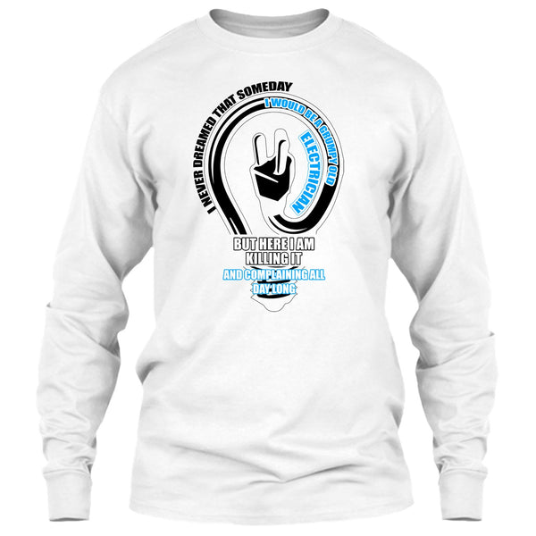 Grumpy Old Electrician T Shirt, Gift For Electrician T Shirt