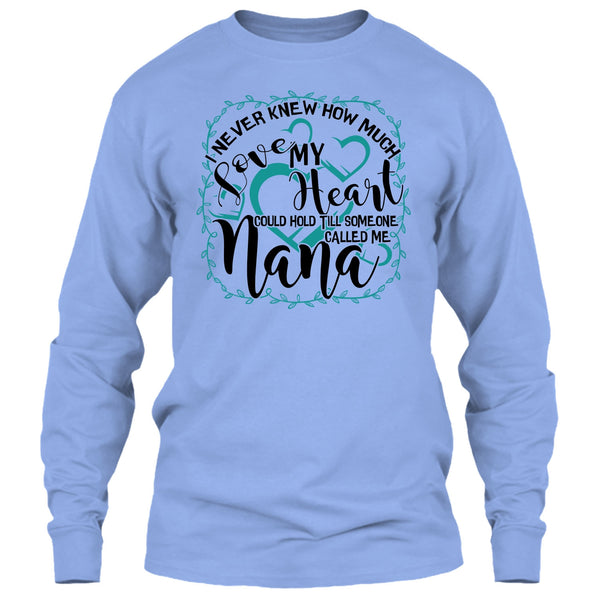How Much Love My Heart T Shirt, Gift For Nana T Shirt