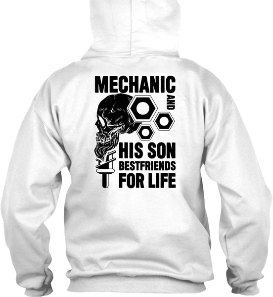 Mechanic And His Son Best Friend T Shirt, I Love Mechanic T Shirt