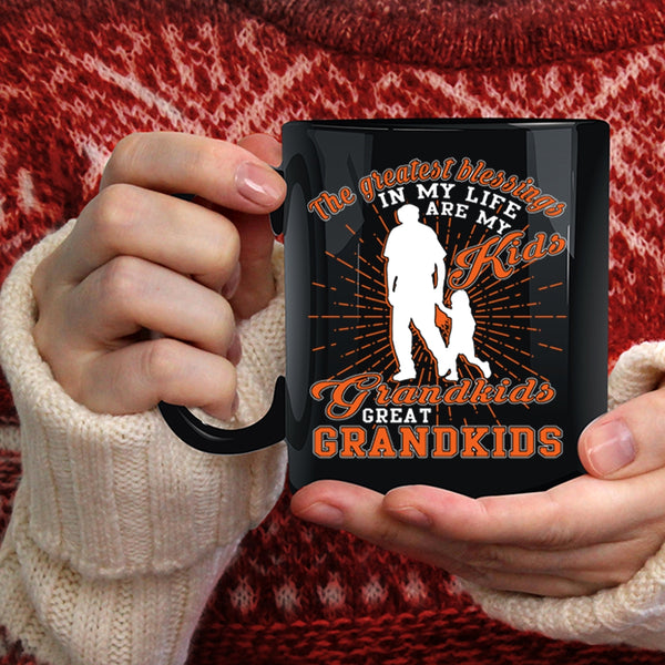 My Kids Coffee Mug, Grandkids Great Grandkids Coffee Cup