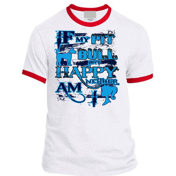 If  My Pit Bull Isn't Happy Neither Am I T Shirt, I Love Dog T Shirt, My Favorite T Shirt