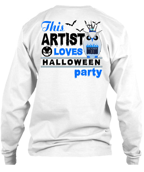 This Artist Loves Halloween Party T Shirt, Wait For Halloween T Shirt
