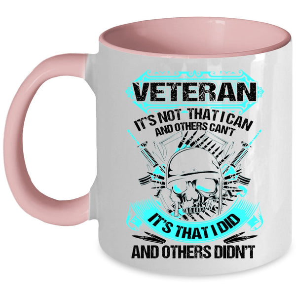 Awesome Gift For Grandpa Coffee Mug, Veteran Accent Mug