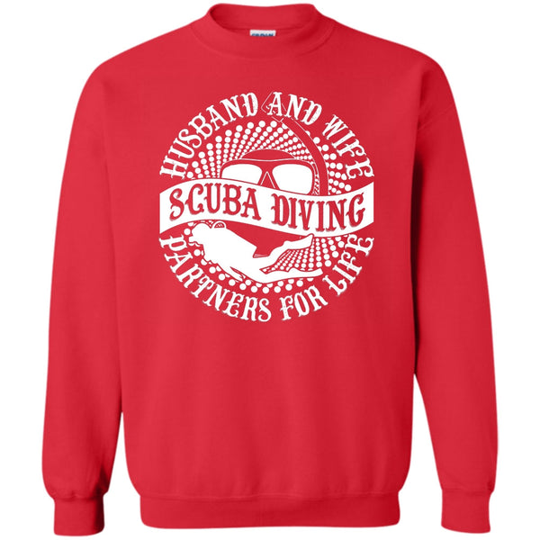 Scuba Diving Partners For Life T Shirt, Coolest Scuba Diver Sweatshirt