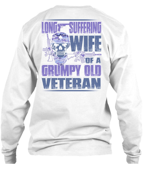 Long Suffering Wife T Shirt, I Love Veteran T Shirt