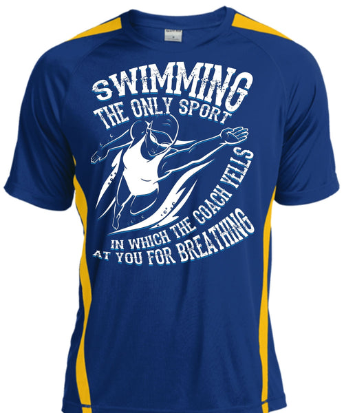 Swimming The Only Sport T Shirt, You For Breathing T Shirt, Cool Shirt