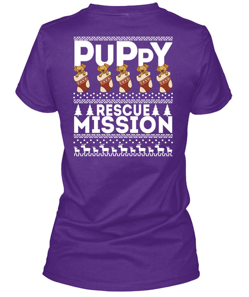 Puppy Rescue Mission T Shirt, This Girl Loves Christmas T Shirt