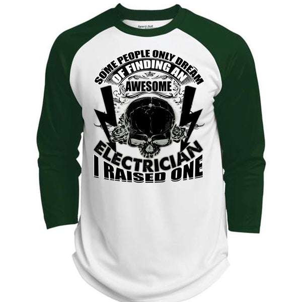 Finding  An Awesome Electrician T Shirt, I Love Electrician T Shirt, Awesome T-Shirts  (Polyester Game Baseball Jersey)