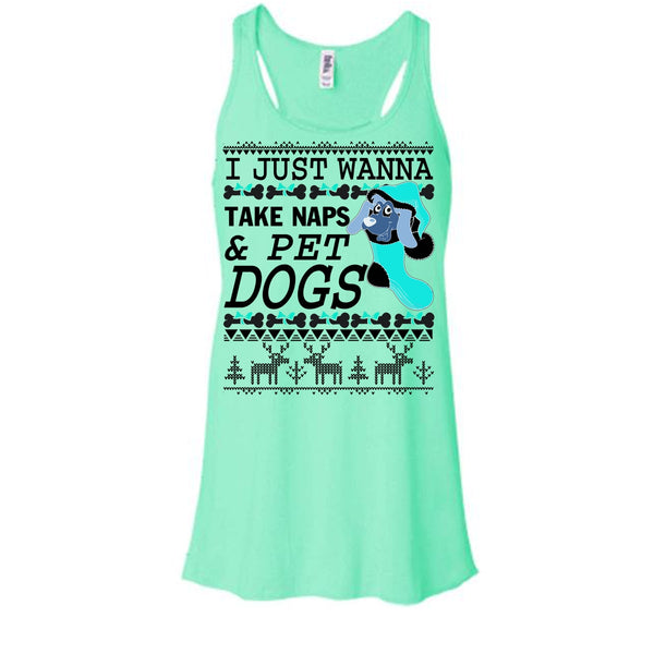 I Just Wanna Take Naps T Shirt, Coolest Dog Lover Tank Top