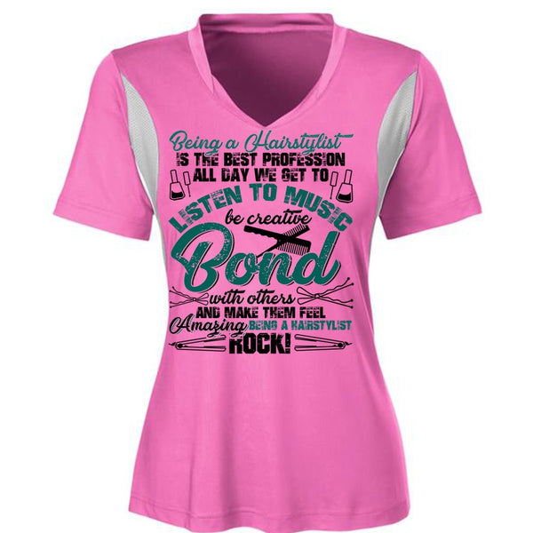 Being A Hair Stylist Is The Best Profession T Shirt, I Love Hair Stylist T Shirt, Awesome T-Shirts