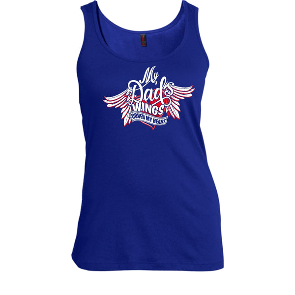 My Dad Wing's Cover My Heart T Shirt, Dad's Wing Tank Top