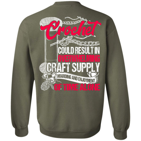 Being A Knitter T Shirt, I Love Crochet Sweatshirt