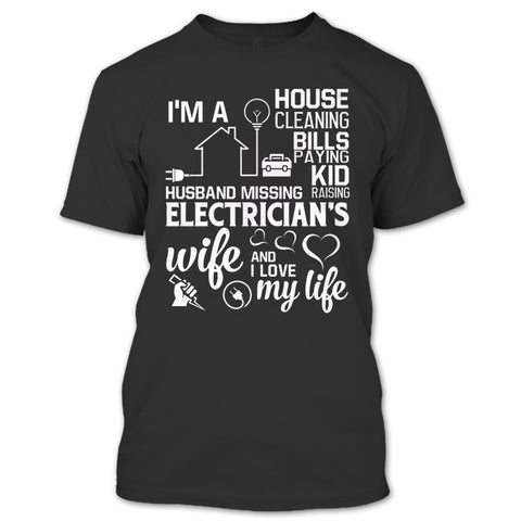 A black t-shirt with the shopify logo
