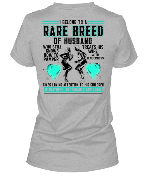 Rare Breed Of Husband T Shirt, I Love Husband T Shirt