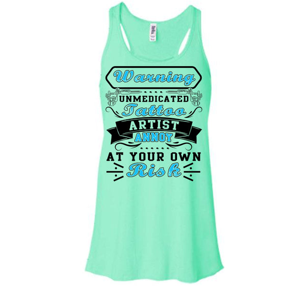 Unmedicated Tattoo Artist T Shirt, Coolest Tattoo Artist T Shirt, Awesome t-shirts