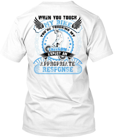 A black t-shirt with the shopify logo