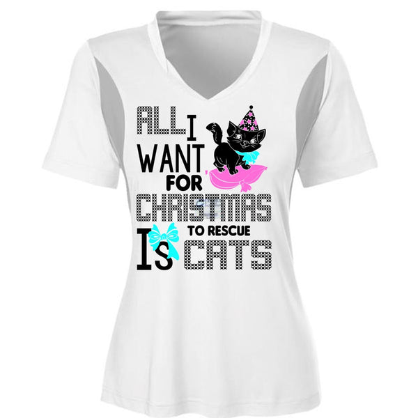 All I Want For Christmas To Rescue Is Cats T Shirt, I Love My Cat T Shirt, Awesome T-Shirts