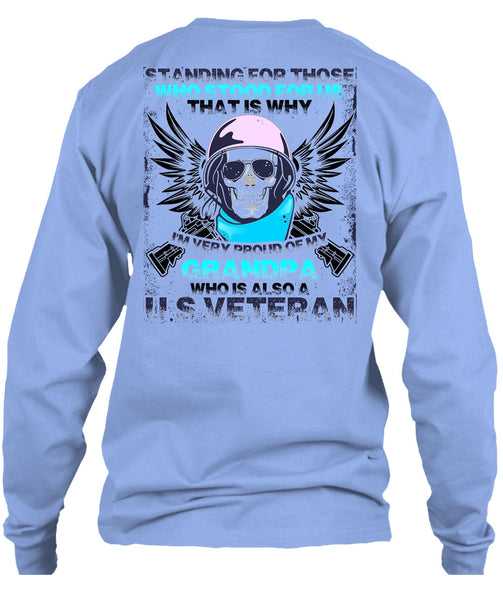 Grandpa Who Is Also US Veteran T Shirt, I Love Veteran T Shirt