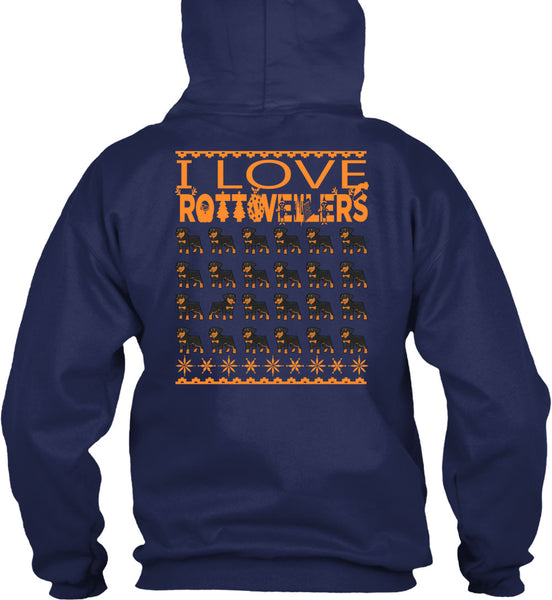 I Love Rottweilers T Shirt, This Girl Loves Christmas T Shirt