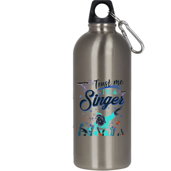 I'm A Singer 20 oz Stainless Steel Bottle,Cute Christmas Gift For Singer Outdoor Sports Water Bottle