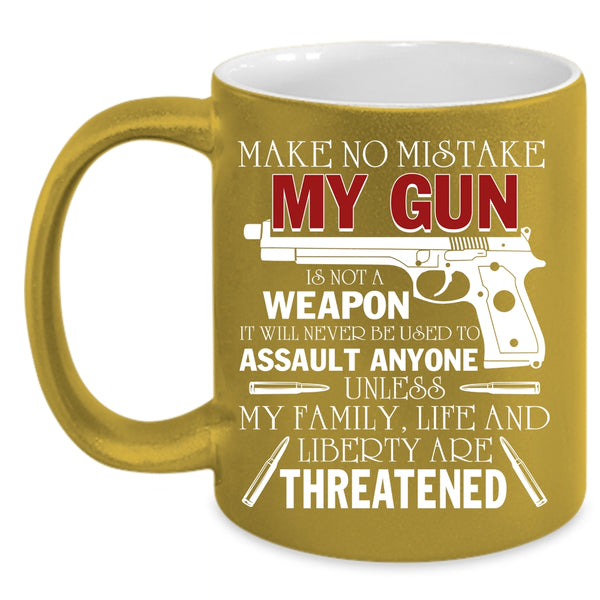 My Family Life And Liberty Coffee Mug, Gift For Dad Coffee Cup