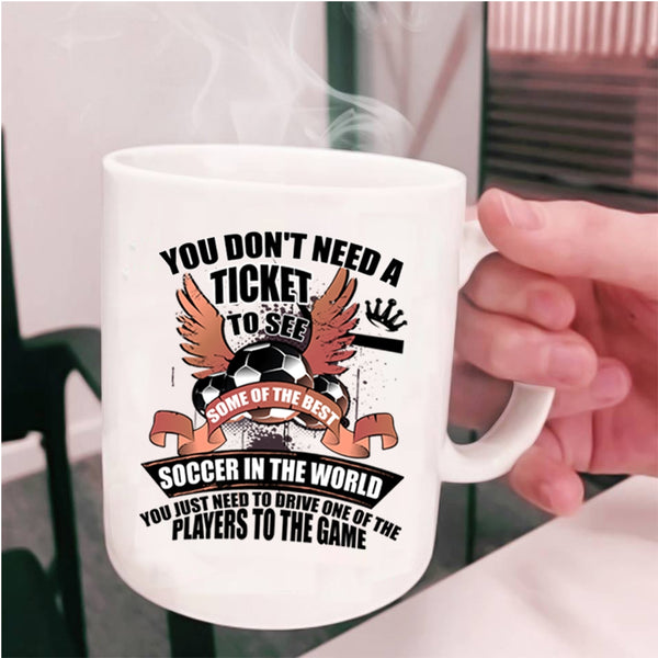 Cool Soccer Player Coffee Mug, The Best Soccer In The World Cup