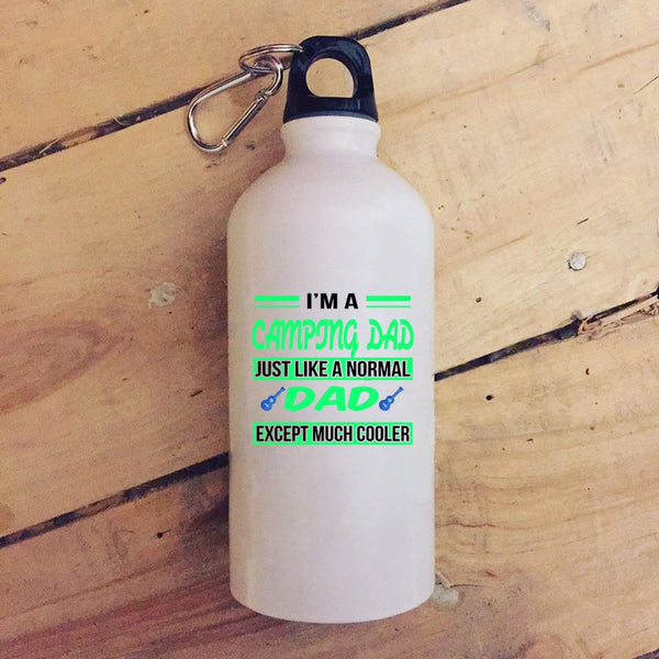 I'm A Camping Dad 20 oz Stainless Steel Bottle,Awesome Gift For Dad Outdoor Sports Water Bottle