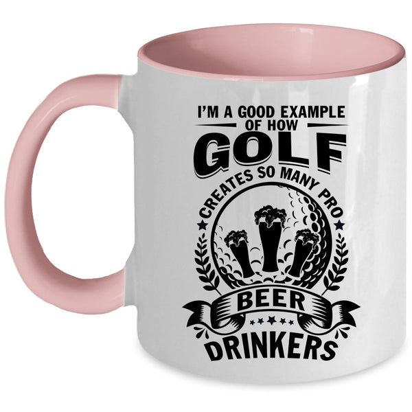 Pro Beer Drinkers Coffee Mug, Golf Accent Mug