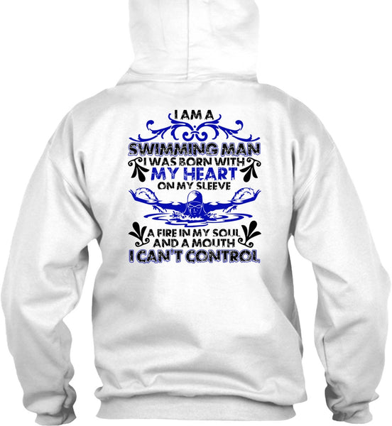 I Am A Swimming Man T Shirt, I Love Swimming T Shirt