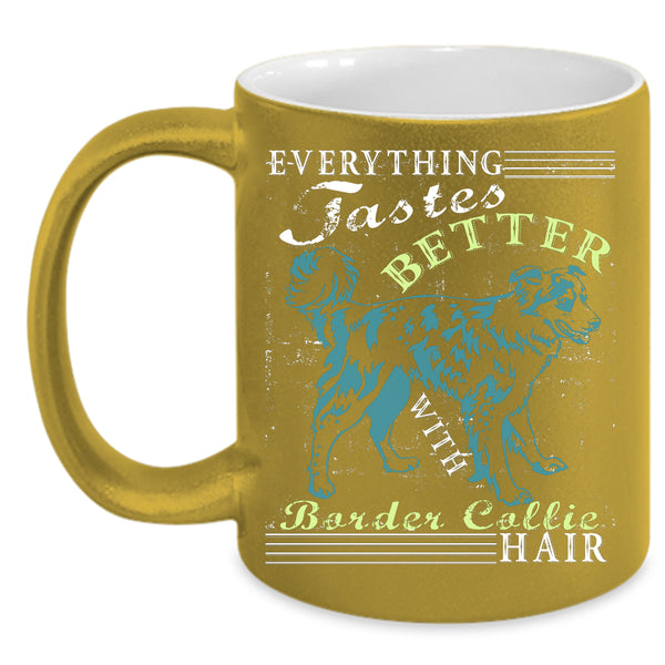 Border Collie Hair Coffee Mug, Gift For Border Collie Owner Coffee Cup