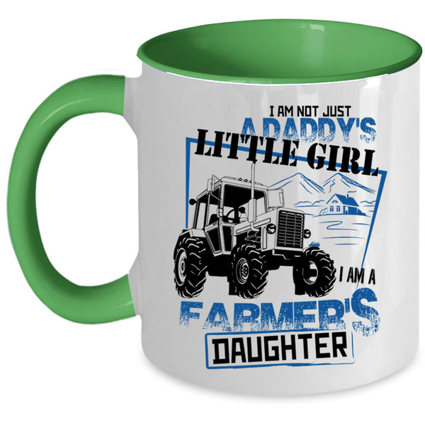 Daddy's Little Girl Coffee Mug, I Am A Farmer's Daughter Accent Mug